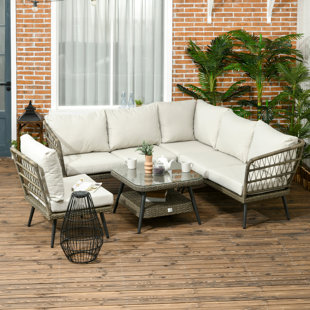 Wayfair rattan deals garden furniture sale